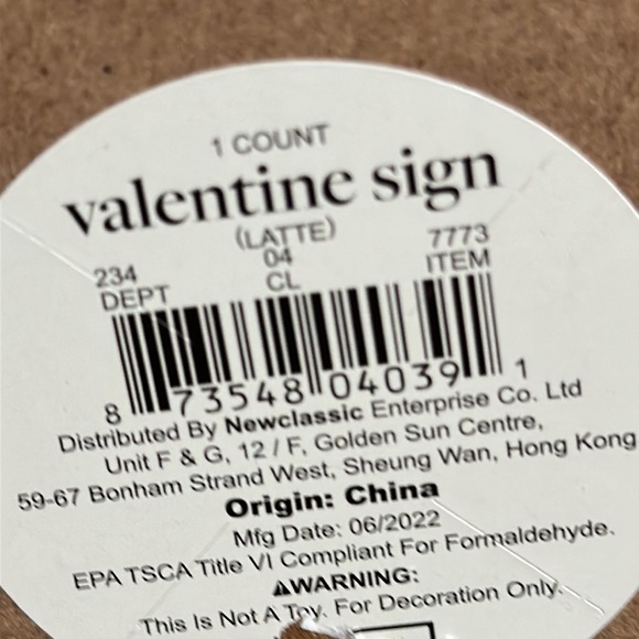 Target BP 2023 I Love You a Latte Sign - Picture 3 of 5